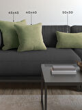 Demor Home Soft Series Çağla Yeşili Kırlent, Yastık Kılıfı