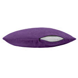 Demor Home Soft Series Ametist Rengi Kırlent, Yastık Kılıfı