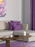 Perle Home Daily Series Menekşe Moru Rengi Kırlent Yastık Kılıfı