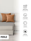 Perle Home Daily Series Antik Renk Kırlent Yastık Kılıfı