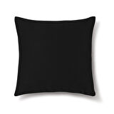Demor Home Soft Series Panter Siyahı Kırlent, Yastık Kılıfı