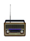 Ktf-1655 Nostalji Radyo Bluetooth Hoparlör El Feneri Usb Şarjlı