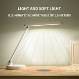40 Led Çalışma Okuma Işığı Kademeli Masa Lambası Ayarlanabilir Renk Tonu Ve Parlaklık