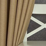 Massarelli Fon Perde Keten Deve Tüyü 1-2 Seyrek Pile 