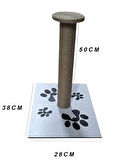 Kedi Tırmala Tahtası Lazer Kesim Ahşap Resimli6