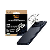 Panzerglass Apple 17 Pro Max Hoops Glitter Simli Silver Gümüş Kamera Lens Koruyucu (Hizalama Aparatı)