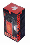 ​KTS 1185 Usb Tf Kart Fm Radyo Destekli 3" Rgb Bluetooth Hoparlör El Feneri