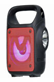 ​KTS 1185 Usb Tf Kart Fm Radyo Destekli 3" Rgb Bluetooth Hoparlör El Feneri