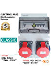 Elektrikli Araç Kombinasyon Kutusu ''CLASSIC'' 5x32A + 5x32A + 1x16A V i k o / P a n a s o n i c