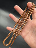 Kuka Tesbih Kahverengi İstanbul Model 7x7mm 99 Tane Sistemli Ayarlanabilir Püskül KU030450.260125