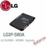 LG Ku990 Batarya LG Ke990 Lgip-580A  Uyumlu Yedek Batarya
