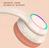 P102 Kulak Üstü RGB Işıklı Gürültü Engelleme Sürükleyici 5.3 Bluetooth uyumlu Müzik Deneyimi