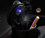 Subaru XV 2012-2013-2014-2015-2016-2017-2018-2019 OTO MAVİ IŞIKLI KAPAKLI KÜLLÜK BARDAKLIK KUMBARA