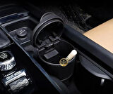 Volvo XC-60 2008-2009-2010-2011-2012-2013-2014-2015-2016 OTO MAVİ IŞIKLI KAPAKLI KÜLLÜK BARDAKLIK KUMBARA
