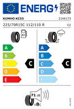 Kumho Portran KC53 225/70R15C 112/110R ( Yıl: 2024 )