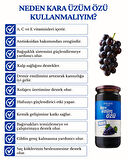 Kara Üzüm Özü Şeker İlavesiz Soğuk Sıkım 640 Gr