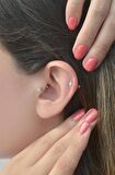 Kutup Yıldızı Piercing Helix Kıkırdak