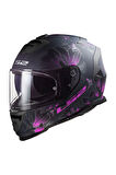 Storm 2 Burst Mat Siyah-pembe Kask