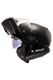 Strobe 2 Çene Açılır Parlak Siyah Kask