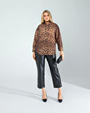 Leopar Desen Gömlek