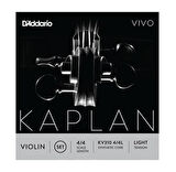 DADDARIO KV310L KEMAN TEL SETİ, KAPLAN VIVO, 4/4, LIGHT
