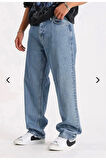 Kaizer Denim Erkek Mavi Baggy Pantolon