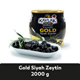 Kavlak Gold Gemlik Siyah Zeytin 2 kg (brüt)