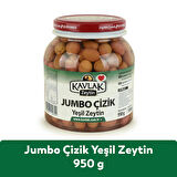 Kavlak Jumbo Çizik Yeşil Zeytin 950 GR
