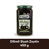Kavlak Dilimli Siyah Zeytin 450 GR
