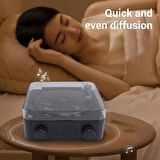 Retro Tasarımlı Mini Plak Çalar Bluetooth Hoparlör - LED Işıklı, Şarjlı, Taşınabilir, BT-SD-AUX