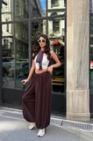 Sandy Kumaş Bağcıklı Şalvar