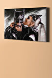Sayılarla Boyama Seti Kasnaklı Batman Ve Kedi Kadın 40 X 50 Cm
