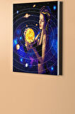 Sayılarla Boyama Seti Kasnaklı Ejderha Dövmeli Kız 50 X 65 Cm