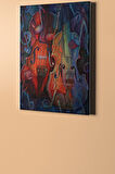 Sayılarla Boyama Seti Kasnaklı Müzik 40x50 cm