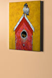 Sayılarla Boyama Seti Kasnaklı Anne Ve Yavru Kuşları 40x50 Cm