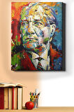 Sayılarla Boyama Seti Kasnaklı Renkli Atatürk 4 40x50 Cm