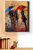 Sayılarla Boyama Seti Kasnaklı Renkli Şemsiyeler 40x50 Cm