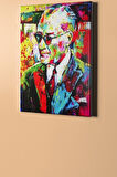 Sayılarla Boyama Seti Kasnaklı Renkli Atatürk 5 40x50 Cm