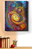 Sayılarla Boyama Seti Kasnaklı Başka Evrende Aşk 40x50 Cm