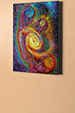 Sayılarla Boyama Seti Kasnaklı Başka Evrende Aşk 40x50 Cm