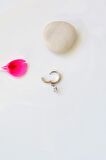 Kuzey Yıldızı Halka Tragus Piercing Helix Kıkırdak Küpesi Gümüş Renkli