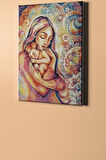 Sonsuz Sevgi Sayılarla Boyama Seti Kasnaklı 40 X 50 Cm