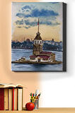 Kız Kulesi 3 Sayılarla Boyama Seti Kasnaklı 40x50 Cm