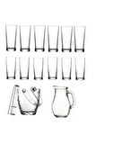 Paşabahçe rakı bardak ve 15 prç. rakı bardağı ve buz kovası seti 