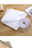 Ayarlanabilir Pratik Pencere Cam Kapı Sineklik Cırt Bantlı Hazır Yapışkanlı 125 Cm X 150 Cm - 5,6 Mt