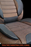 UNİVERSAL KZY ECO Jakar BRONZ Seat Leon 1999-2006 Uyumlu Oto Koltuk Kılıfı