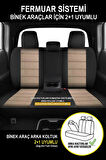 UNİVERSAL KZY ECO Jakar Bej Fiat Siena Uyumlu Oto Koltuk Kılıfı