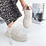 Henta Bej Triko Bağcıklı Spor Ayakkabı