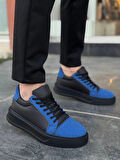 KB-X46 Kuback Siyah Sax Mavi Yüksek Siyah Taban Günlük Spor Ayakkabı