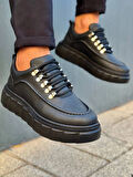 KB-X10 Kuback Kömür Cilt Yüksek Taban Günlük Spor Ayakkabı